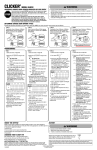 Chamberlain KLIK2U Instructions / Assembly