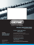 Genie 2042-TK Installation Guide