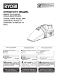 Ryobi P713 Use and Care Manual