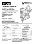 Ryobi ZRP854 Use and Care Manual