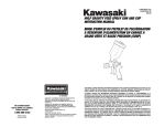 Kawasaki 840761 Use and Care Manual