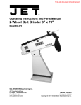 JET 414610 Use and Care Manual