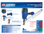 Campbell Hausfeld NS349099AV Use and Care Manual