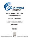 California Air Tools 10020SPC Use and Care Manual