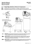 Industrial Air IL3106016 Use and Care Manual