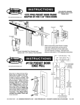 Johnson Hardware 1575PPK3 Installation Guide