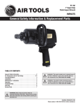 Florida Pneumatic FP-797 Use and Care Manual