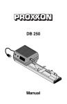 Proxxon 37020 Use and Care Manual