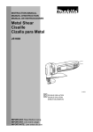 Makita JS1602 Use and Care Manual