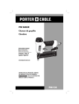Porter-Cable PIN138C2002 Use and Care Manual