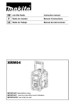 Makita XRM04B Use and Care Manual