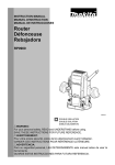 Makita RP0900K Use and Care Manual