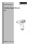 Makita WT01W Use and Care Manual
