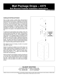 Salsbury Industries 4395BLK Installation Guide