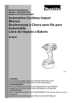 Makita XT421 Use and Care Manual