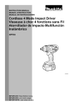 Makita XPT03Z Use and Care Manual