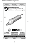 Bosch 1521 Use and Care Manual