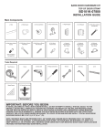none BD101K-07800-BR-NL Installation Guide