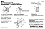 Prime-Line M 6055 Instructions / Assembly
