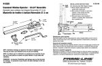 Prime-Line H 3528 Instructions / Assembly