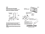 Prime-Line B 607 Instructions / Assembly