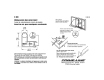Prime-Line B 569 Instructions / Assembly