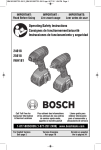 Bosch CLPK232-181 Use and Care Manual