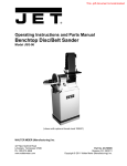 JET 708595 Use and Care Manual