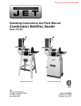 JET 708598K Use and Care Manual