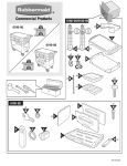 Rubbermaid Commercial Products FG618000BLA Instructions / Assembly