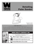 WEN 6301 Use and Care Manual