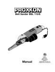 Proxxon 38536 Use and Care Manual