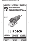 Bosch 1250DEVS Use and Care Manual