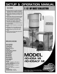 General International 10-105CF M1 Use and Care Manual