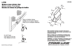 Prime-Line L 5795 Instructions / Assembly