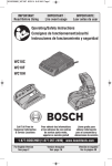 Bosch WC18CHF-102 Use and Care Manual