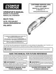 PowerStroke PSL1MT01 Use and Care Manual