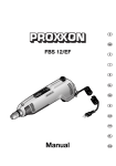 Proxxon 28462 Use and Care Manual