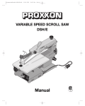 Proxxon 37090 Use and Care Manual