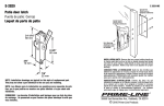 Prime-Line E 2029 Instructions / Assembly