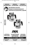 Skil 1810-RT Use and Care Manual