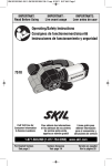 Skil 7510-RT Use and Care Manual