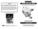 Surebonder FPC9760-50 Instructions / Assembly
