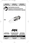 Skil 2810-01-RT Use and Care Manual