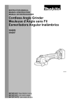 Makita XAG06Z Use and Care Manual