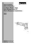 Makita XRJ03Z Use and Care Manual