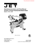 JET 414453 Use and Care Manual