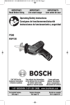 Bosch PS60BN Use and Care Manual