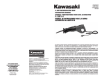 Kawasaki 841210 Use and Care Manual