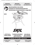 Skil 3410-02 Use and Care Manual